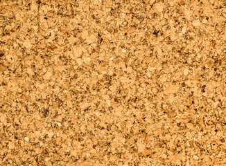 cork-board background texture.