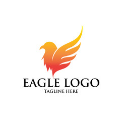 Obraz premium eagle logo designs simple elegant