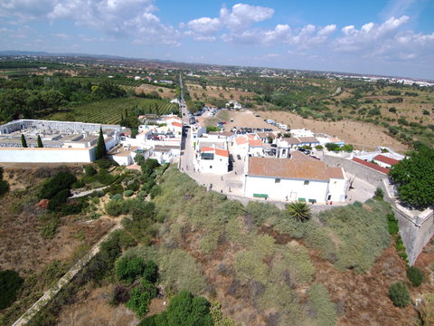 Drone in Algarve. Tavira. Portugal. Aerial photo