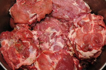 barbecue meat and grilled pork 