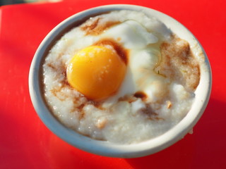 fried egg in a pan