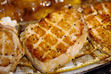 fresh grilled pork  