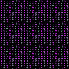 Abstract seamless pattern background with multi-colored varied triangles.