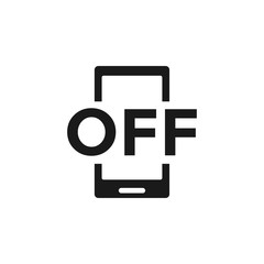 Forbidden phone icon design template vector