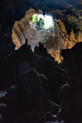 Caves of Castellana. The mouth of the Devil. Bat Cave