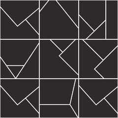 Fototapeta premium Abstract geometric seamless pattern