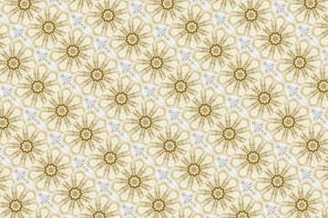 stylized flower pattern background
