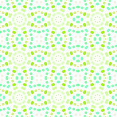 Seamless abstract pattern background with a variety of colored circles.