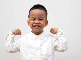 little smiling asain boy with good health