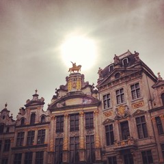 Fototapeta na wymiar Grand-Place Bruxelles