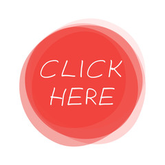 Hier Klicken handgeschrieben auf rotem Button