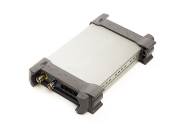 Modern digital signal oscilloscope isolated