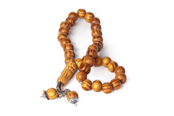 Rosary Isolated on white background