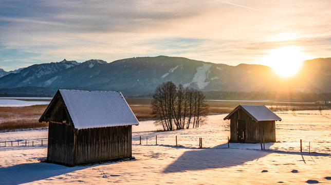 landscape murnauer moos - bavaria