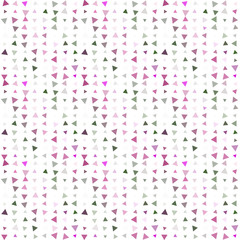 Abstract seamless pattern background with multi-colored varied triangles.