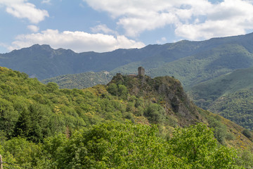 castle ruin in Southern France