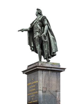 the King Gustaf the third statue in Stockholm Sweden