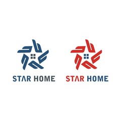 Star Home Logo Vector design inspiration