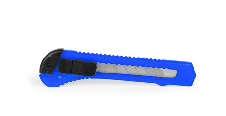 Box cutter knife isolated on white
