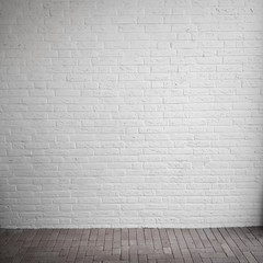 Old white brick wall texture background,brick wall texture for for interior or exterior design backdrop.