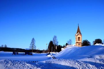 Église luthérienne évangélique en bois de Kittila (Finlande)