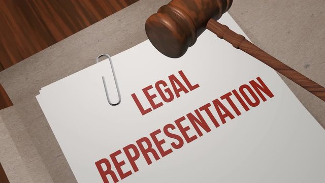 legal representation legal concept