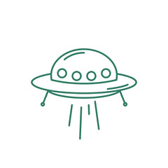 Illustration of extraterrestrial being ufo