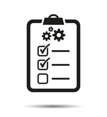 Technical support check list Icon.