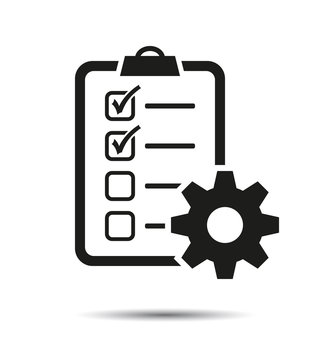 Technical Support Check List Icon.