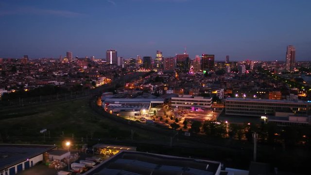 Aerial Belgium Brussels June 2018 Night 30mm 4K Inspire 2 Prores  Aerial video of Brussels Belgium downtown at night