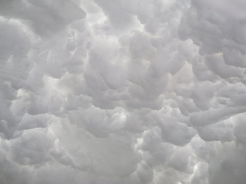 Snow Pattern From Inside A Igloo