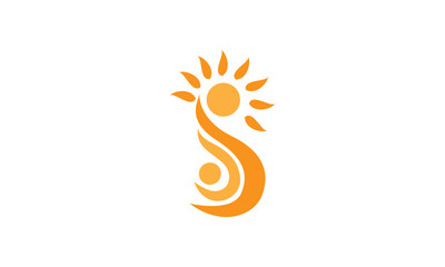 Letter s for sun