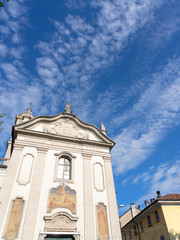 Vigevano, italy: historic church