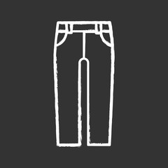 Jeans chalk icons