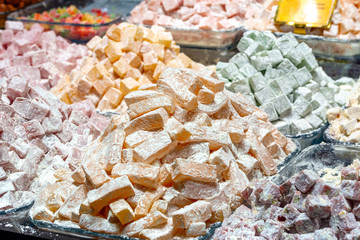 Oriental sweets, Turkish delight or lokum