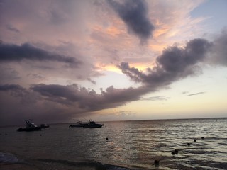 Sonnenuntergang auf Mauritius