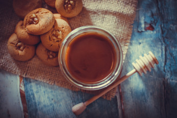 Honey hazelnut spread for breakfast