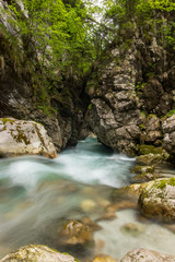 Fototapeta na wymiar canyon Kamniška Bistrica