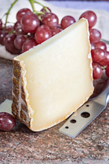 Ossau-Iraty or Esquirrou sheep cheese produced in south-western France, Northern Basque Country