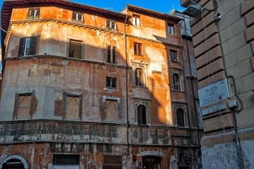 the Jewish ghetto in Rome.