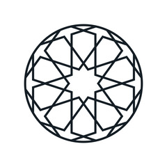 Fototapeta premium Vector illustration of Ottoman-Seljuk period motif