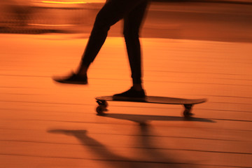 skate por la noche