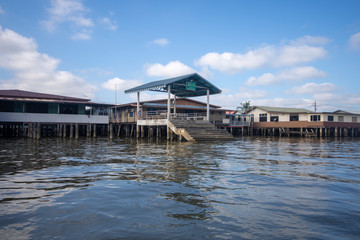 The river village of Kampong Ayer in Bandar Seri Begawan, Brunei.