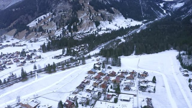 Aerial view, Flight to Kandersteg, behind the D&uuml;ndenhorn, Frutigen-Niedersimmental, Bernese Oberland, Konton Bern, Switzerland