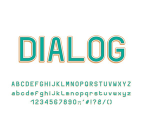 Elegant vintage Alphabet with gold color. Vector letters and numbers