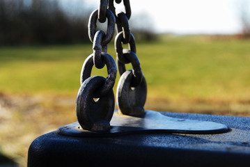 swing set and chain