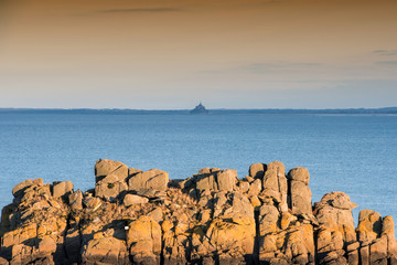Mont st Michel seen from Cancale
