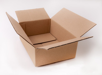 opened corrugated cardboard box picture1