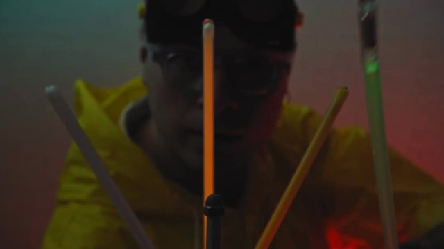 Tesla coil lightning