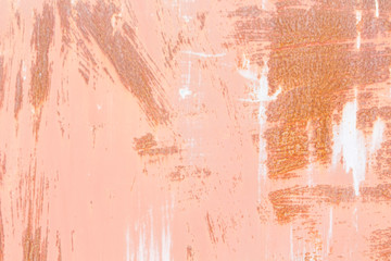 Fototapeta premium Old rusty ragged garage wall. Copy space. Place for text and design. Original background